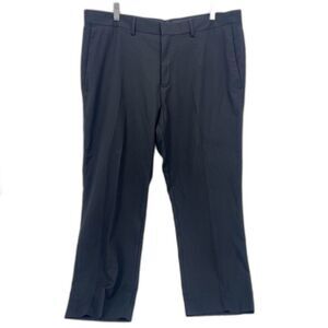 Kenneth Cole Reaction Black Basic Dress Pants Career Professional Mens Sz 38/27*